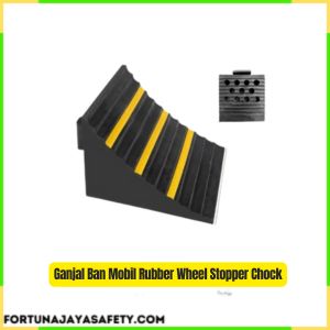 Ganjal Ban Mobil Rubber Wheel Stopper Chock