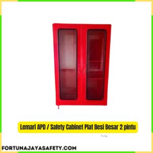 Lemari APD / Safety Cabinet Plat Besi Besar 2 pintu