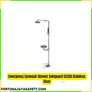 Emergency Eyewash Shower Safeguard SS250 Stainless Steel