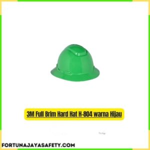 3M Full Brim Hard Hat H-804 warna Hijau