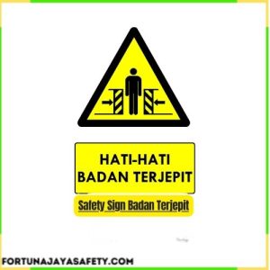 Safety Sign Badan Terjepit