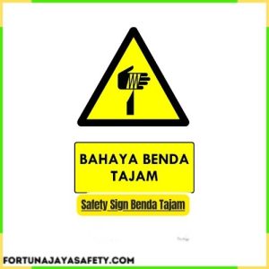 Safety Sign Benda Tajam