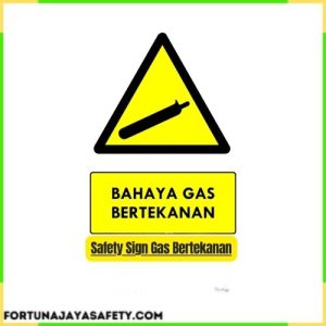 Safety Sign Gas Bertekanan